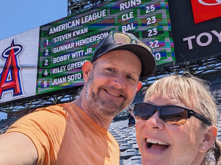 Angels Stadium w/ Carlyn