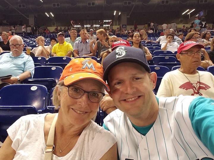 Marlins Park w/ Mom